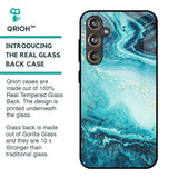 Sea Water Glass Case for Samsung Galaxy F55 5G