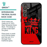 I Am A King Glass Case for Samsung Galaxy F55 5G
