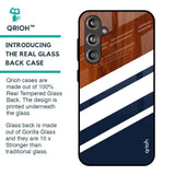 Bold Stripes Glass Case for Samsung Galaxy F55 5G