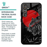 Red Moon Tiger Glass Case for Samsung Galaxy F55 5G