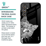 Kitten Mandala Glass Case for Samsung Galaxy F55 5G