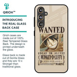 Luffy Wanted Glass Case for Samsung Galaxy F55 5G