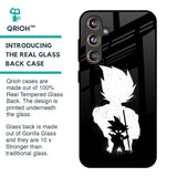 Monochrome Goku Glass Case for Samsung Galaxy F55 5G