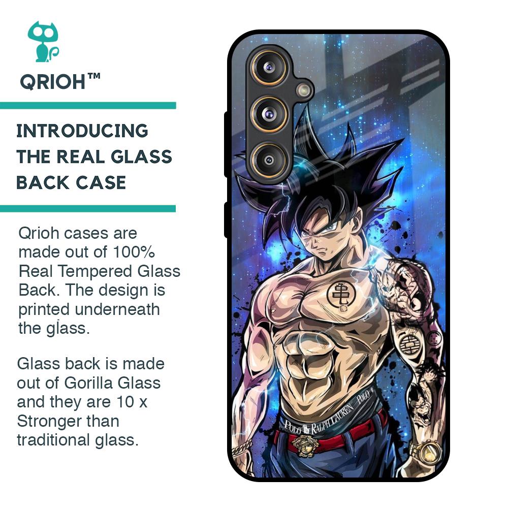 Branded Anime Glass Case for Samsung Galaxy F55 5G
