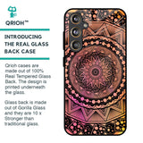 Floral Mandala Glass Case for Samsung Galaxy F55 5G
