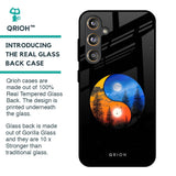 Yin Yang Balance Glass Case for Samsung Galaxy F55 5G