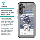Space Flight Pass Glass Case for Samsung Galaxy F55 5G