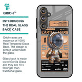 Space Ticket Glass Case for Samsung Galaxy F55 5G