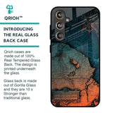 Geographical Map Glass Case for Samsung Galaxy F55 5G