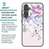 Elegant Floral Glass Case for Samsung Galaxy F55 5G