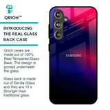 Blue Ombre Glass Case for Samsung Galaxy F55 5G