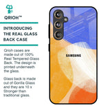 Creative Canvas Glass Case for Samsung Galaxy F55 5G