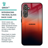Red Coral Glass Case for Samsung Galaxy F55 5G