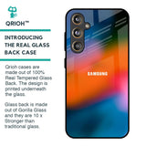 Fiery Orange Glass Case for Samsung Galaxy F55 5G