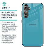 Oceanic Turquiose Glass Case for Samsung Galaxy F55 5G