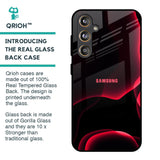 Red Thunder Glass Case for Samsung Galaxy F55 5G