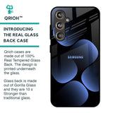 Five Blue Spots Glass Case for Samsung Galaxy F55 5G