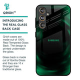 Green Well Glass Case for Samsung Galaxy F55 5G