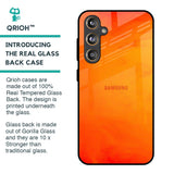 Tangy Orange Glass Case for Samsung Galaxy F55 5G