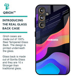 Colorful Fluid Glass Case for Samsung Galaxy F55 5G