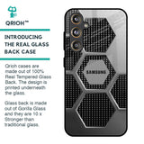 Hexagon Style Glass Case For Samsung Galaxy F55 5G
