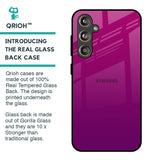 Magenta Gradient Glass Case For Samsung Galaxy F55 5G