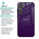 Dark Purple Glass Case for Samsung Galaxy F55 5G