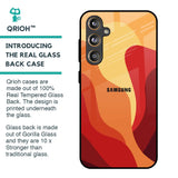 Magma Color Pattern Glass Case for Samsung Galaxy F55 5G