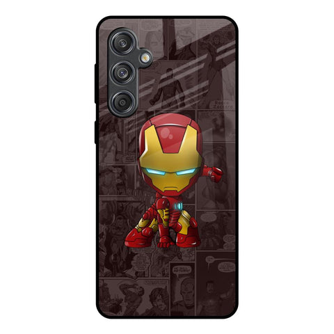 Angry Baby Super Hero Samsung Galaxy M55 5G Glass Back Cover Online