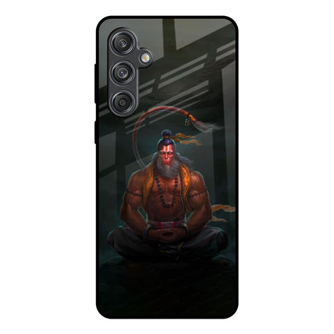 Lord Hanuman Animated Samsung Galaxy M55 5G Glass Back Cover Online