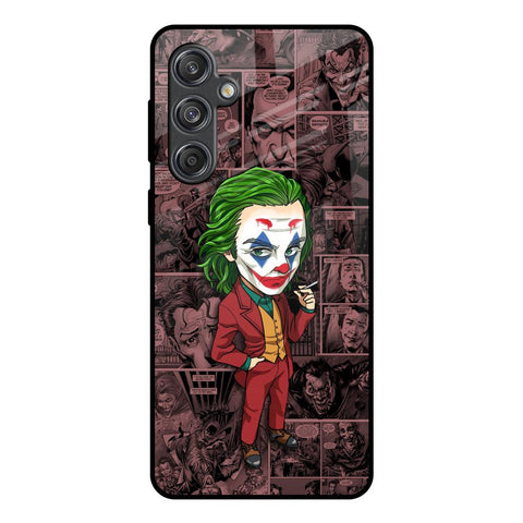 Joker Cartoon Samsung Galaxy M55 5G Glass Back Cover Online