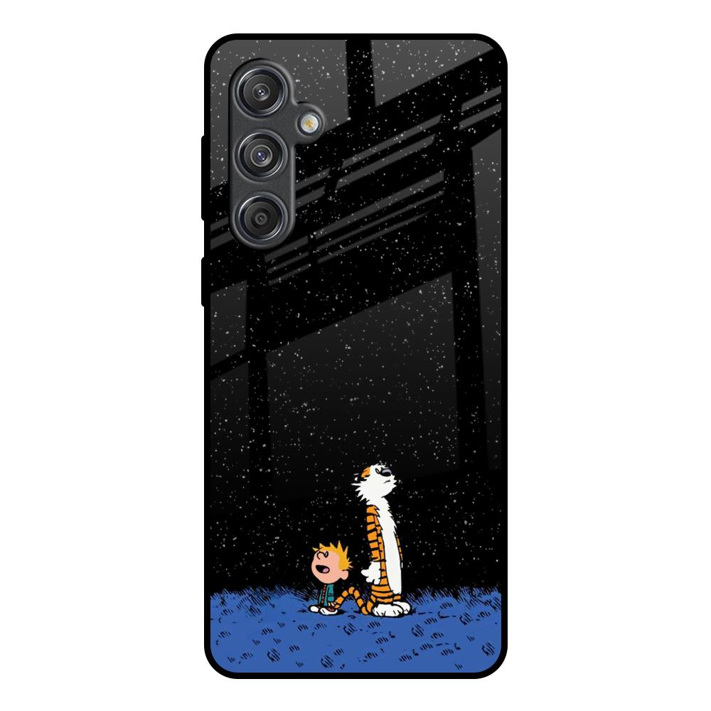 Night Sky Star Samsung Galaxy M55 5G Glass Back Cover Online