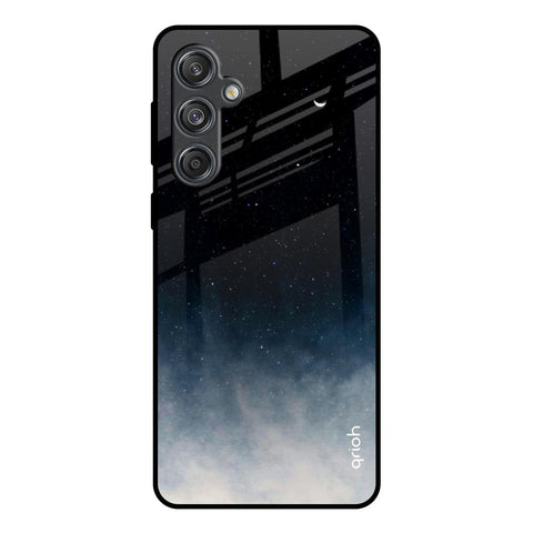 Black Aura Samsung Galaxy M55 5G Glass Back Cover Online