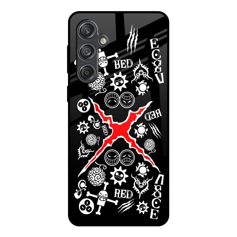 Red Zone Samsung Galaxy M55 5G Glass Back Cover Online