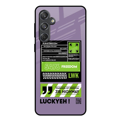 Run & Freedom Samsung Galaxy M55 5G Glass Back Cover Online