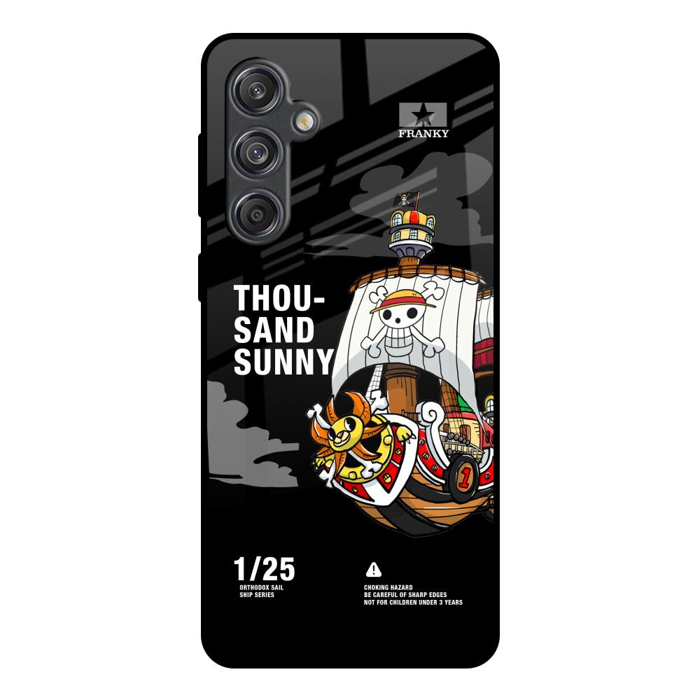 Thousand Sunny Samsung Galaxy M55 5G Glass Back Cover Online