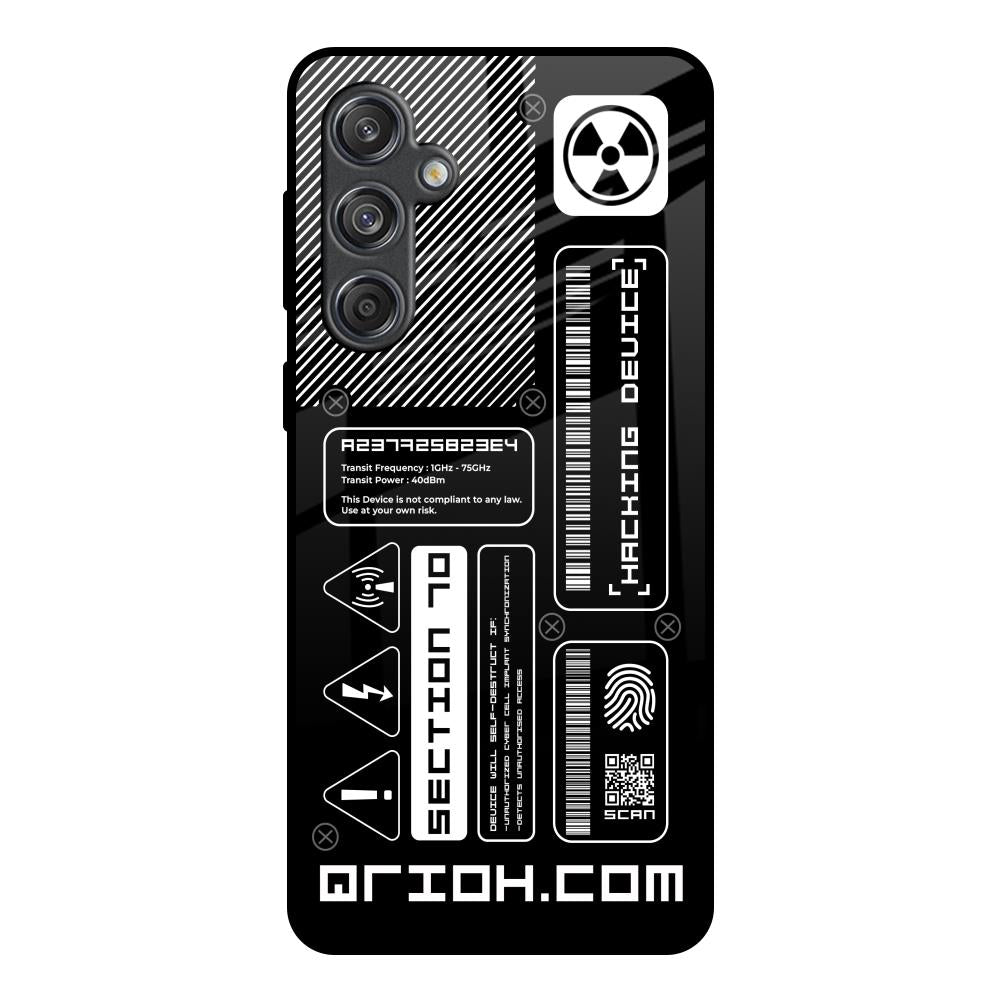 Futuristic Art Samsung Galaxy M55 5G Glass Back Cover Online