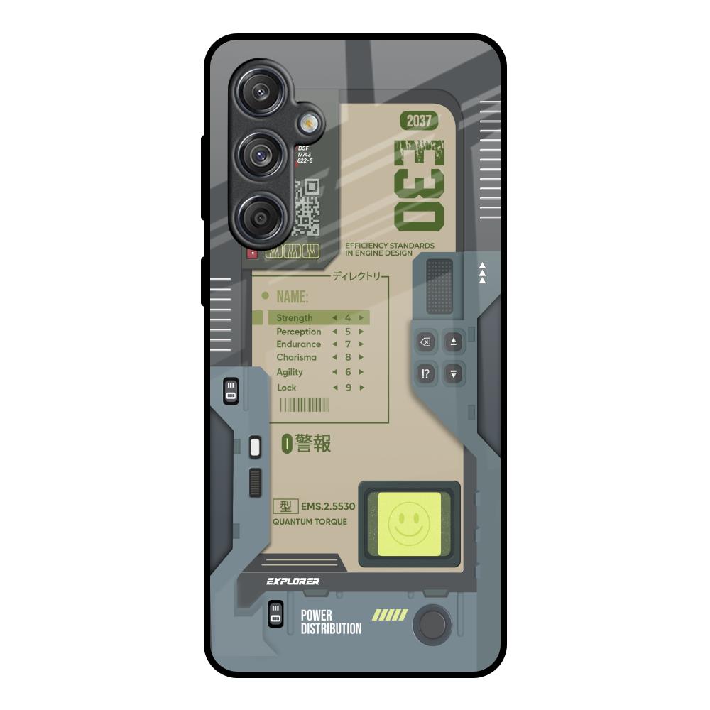 Art Station Samsung Galaxy M55 5G Glass Back Cover Online