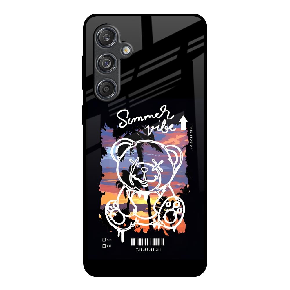 Summer Vibe Samsung Galaxy M55 5G Glass Back Cover Online