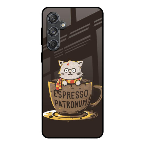 Tea With Kitty Samsung Galaxy M55 5G Glass Back Cover Online