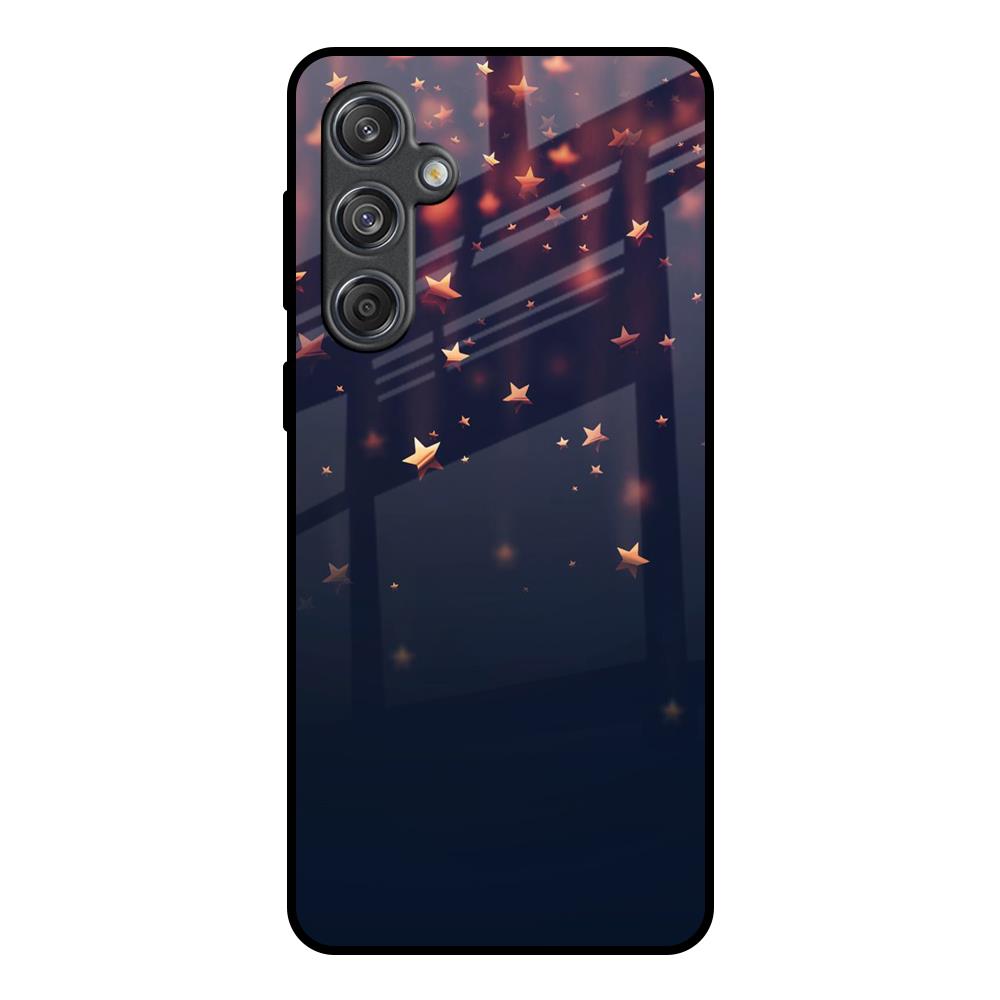 Falling Stars Samsung Galaxy M55 5G Glass Back Cover Online
