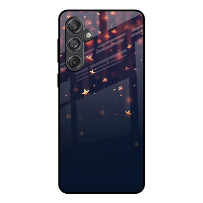 Falling Stars Samsung Galaxy M55 5G Glass Back Cover Online