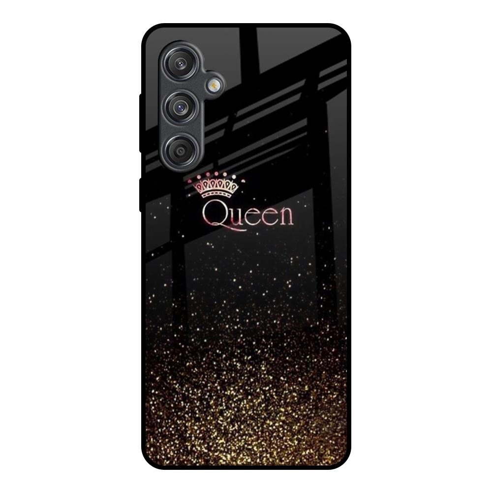 I Am The Queen Samsung Galaxy M55 5G Glass Back Cover Online