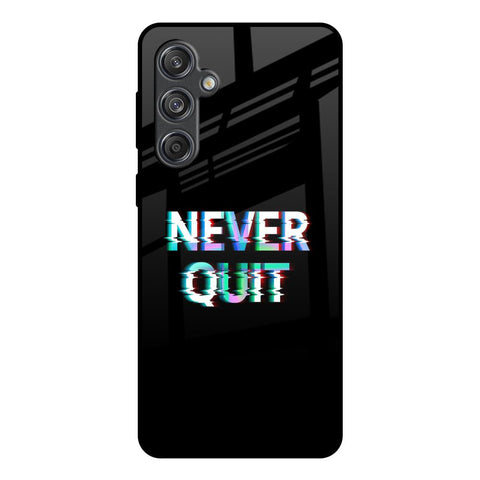 Never Quit Samsung Galaxy M55 5G Glass Back Cover Online