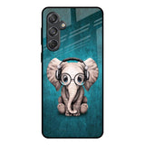 Adorable Baby Elephant Samsung Galaxy M55 5G Glass Back Cover Online