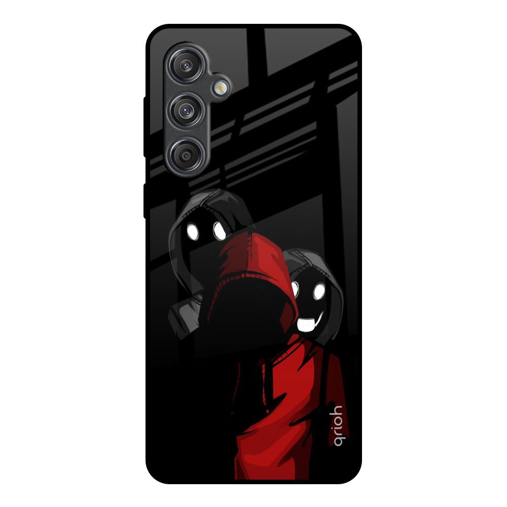 Shadow Character Samsung Galaxy M55 5G Glass Back Cover Online