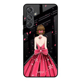 Fashion Princess Samsung Galaxy M55 5G Glass Back Cover Online