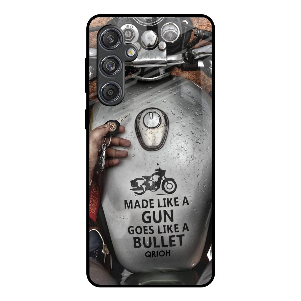 Royal Bike Samsung Galaxy M55 5G Glass Back Cover Online