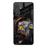 Aggressive Lion Samsung Galaxy M55 5G Glass Back Cover Online