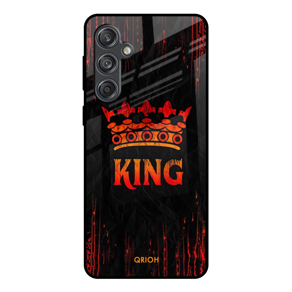 Royal King Samsung Galaxy M55 5G Glass Back Cover Online